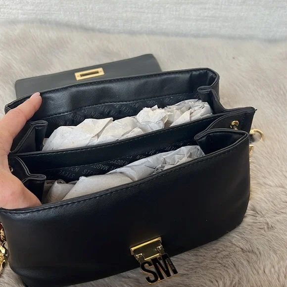✨NWT ✨Steve Madden black quilted purse - Picture 5 of 7